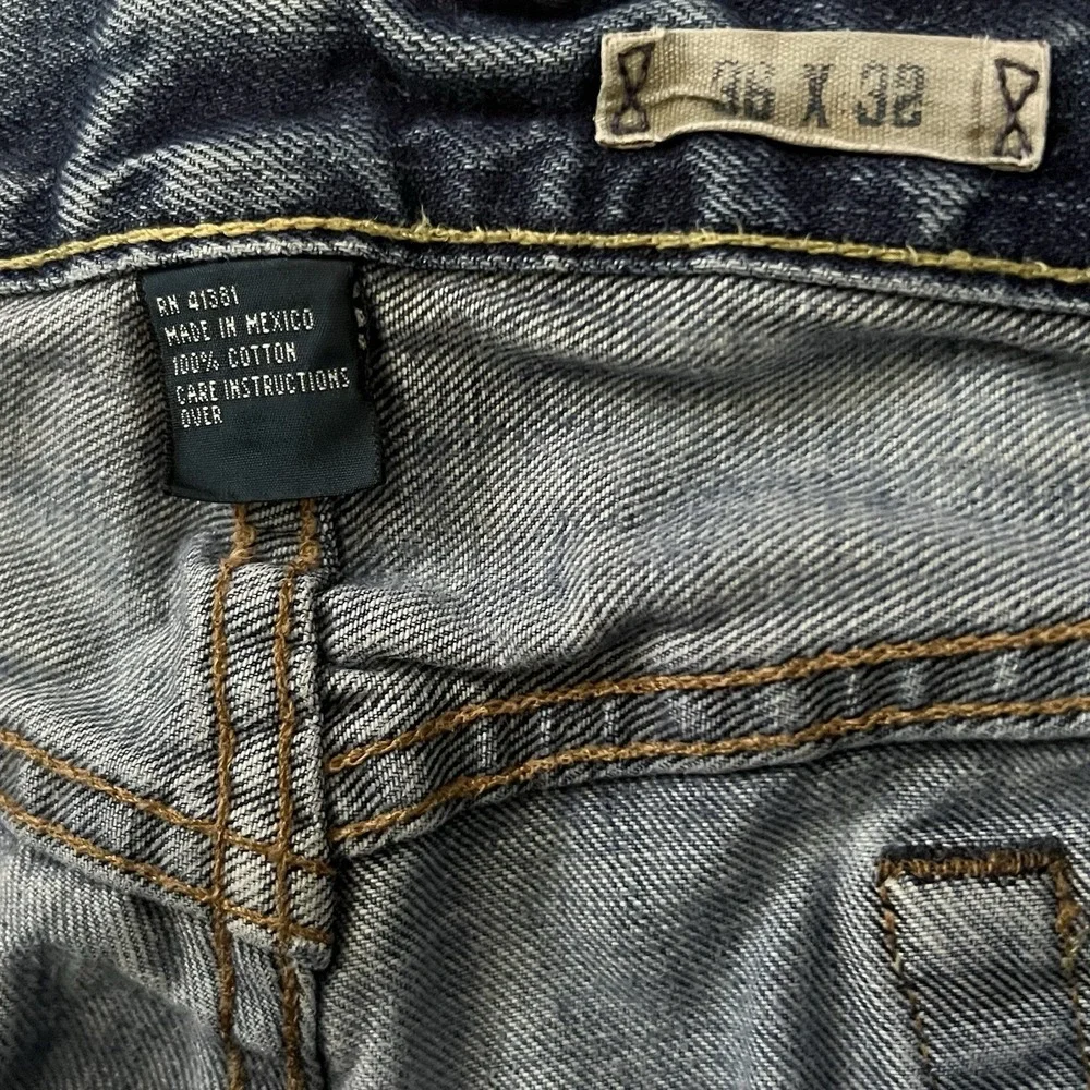 Polo Ralph Lauren Y2K 2000s Classic Thrashed Jeans Men's 36x32 Straight Grunge